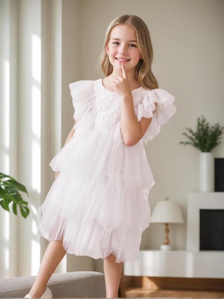 Lace Tulle Short/Mini Dress
