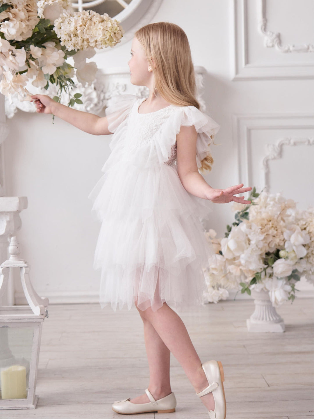 Lace Tulle Short/Mini Dress