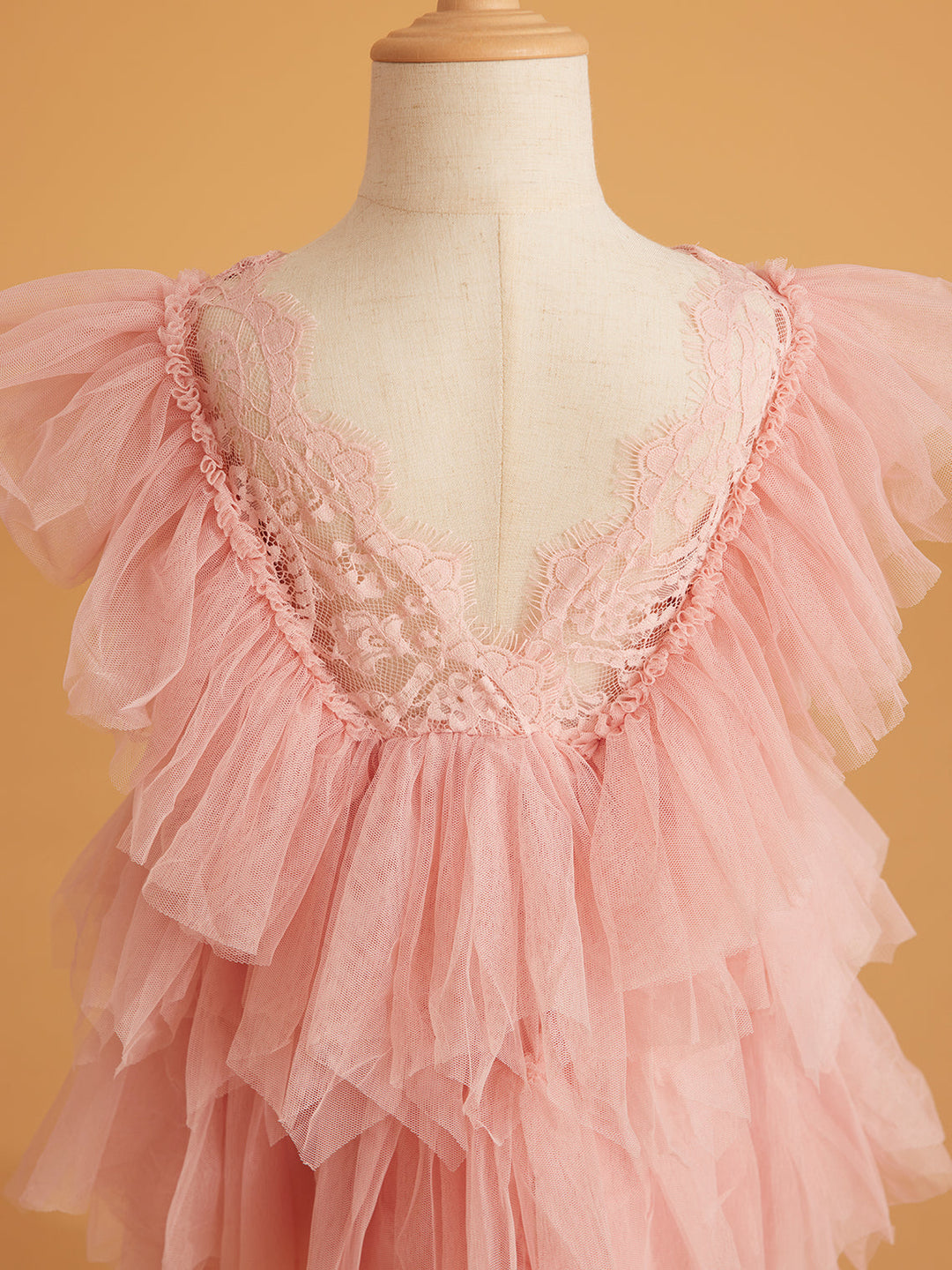 Lace Tulle Short/Mini Dress