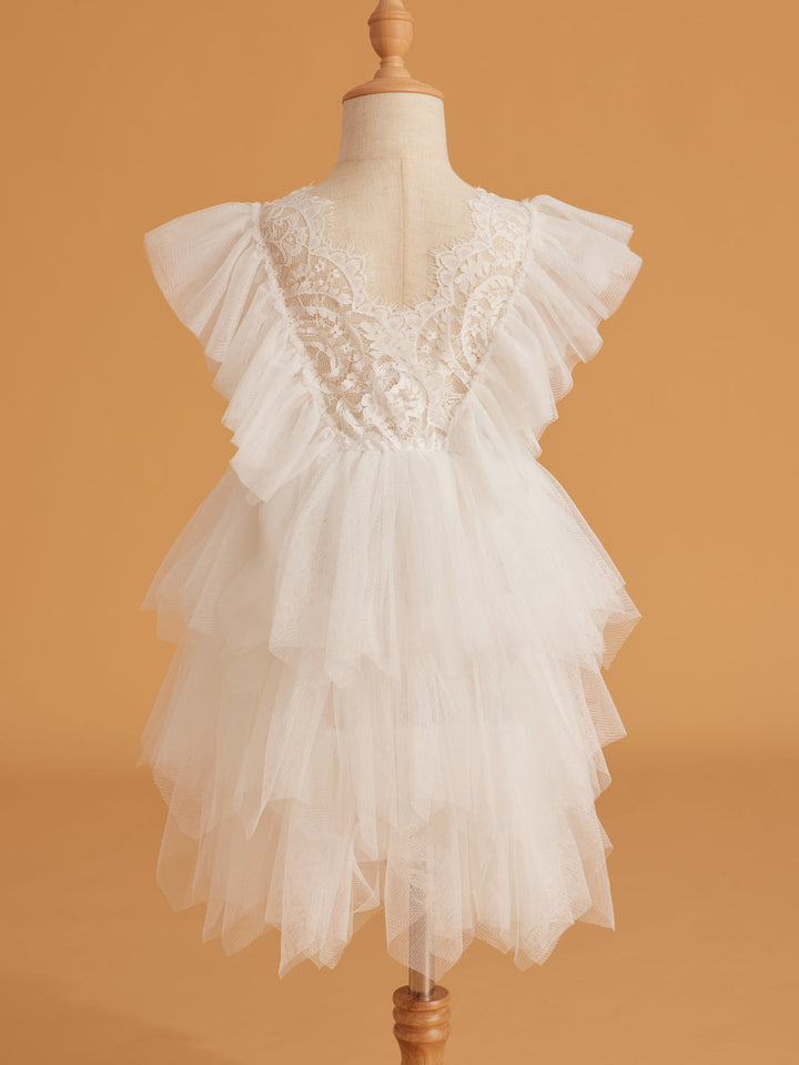 Lace Tulle Short/Mini Dress