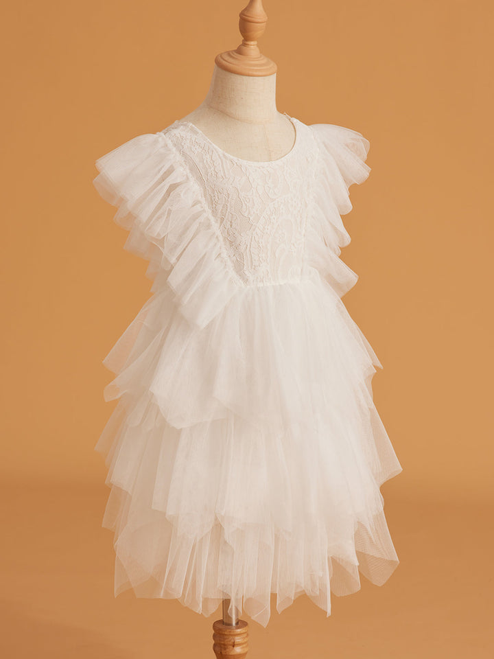 Lace Tulle Short/Mini Dress