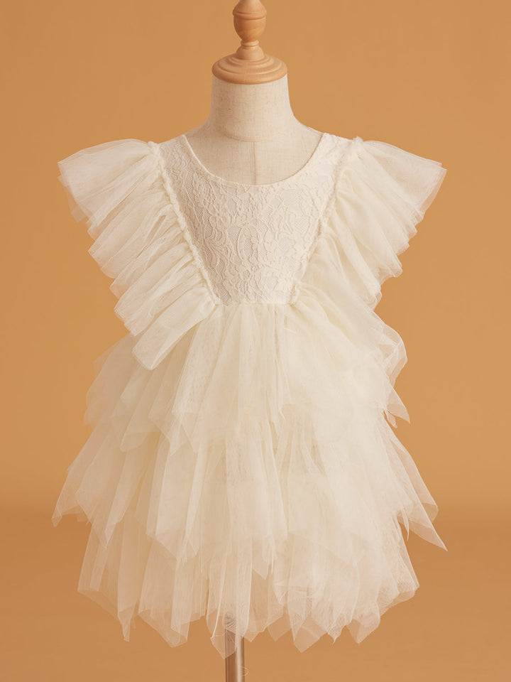 Lace Tulle Short/Mini Dress