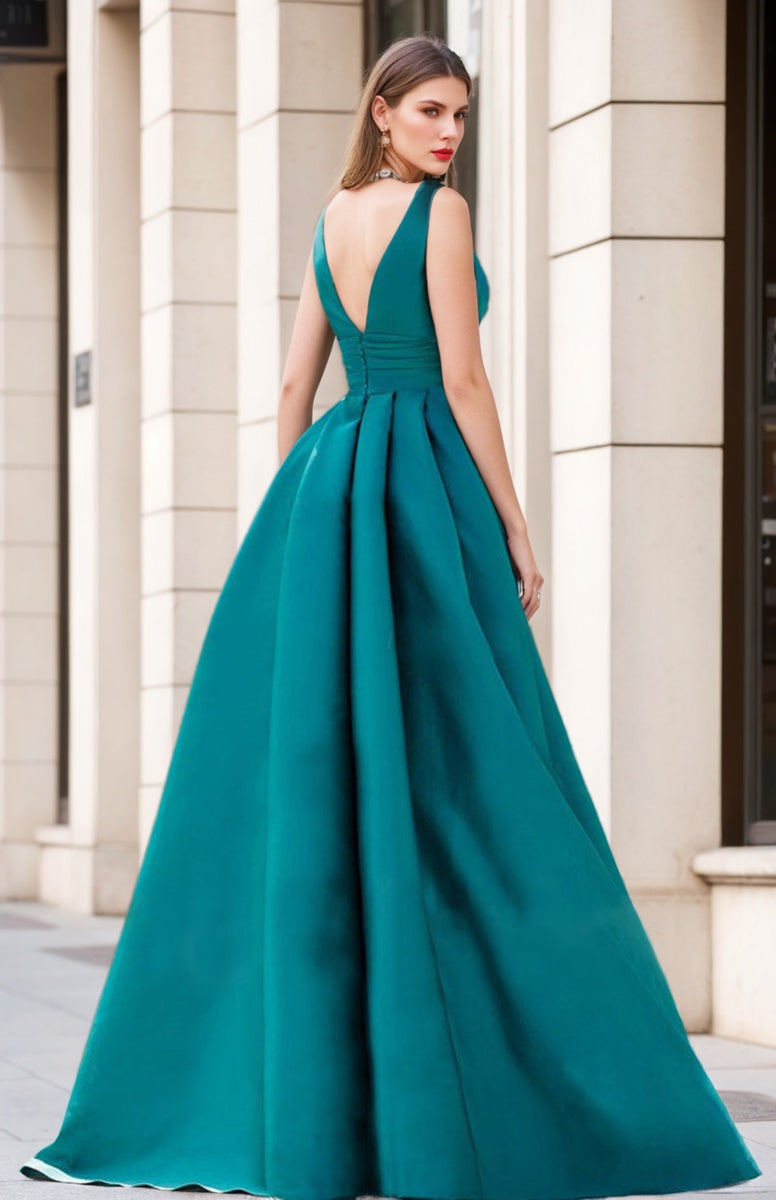 A-Line/Princess V-Neck Sleeveless  Mother Of The Bride Dresses