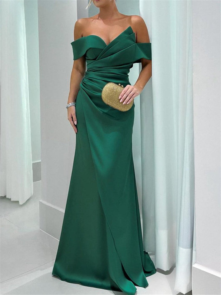 Mermaid/Trumpet Sweetheart Sleeveless Floor-Length Mother of the Bride Dresses with Pure Colour