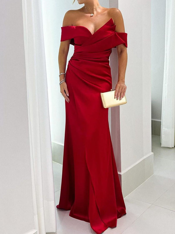 Mermaid/Trumpet Sweetheart Sleeveless Floor-Length Mother of the Bride Dresses with Pure Colour