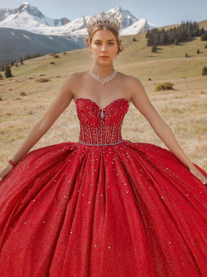 Ball Gown Sweetheart Strapless Sleeveless Floor-length Long Prom Dresses with Sequins