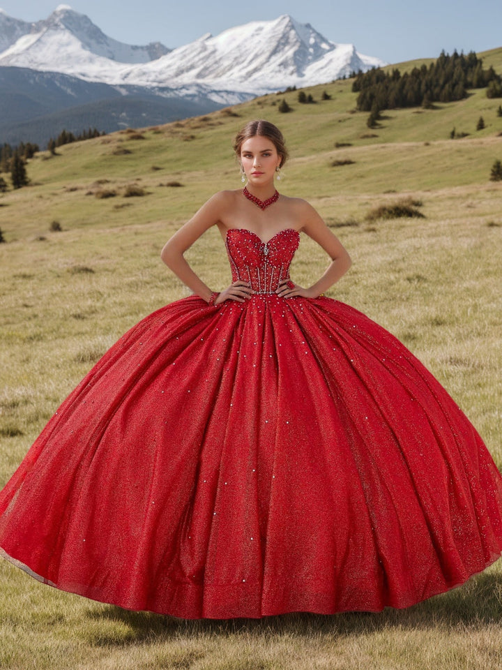 Ball Gown Sweetheart Strapless Sleeveless Floor-length Long Prom Dresses with Sequins