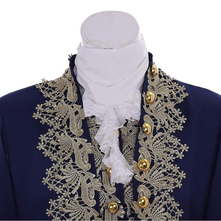 Men's Royal Halloween Carnival Performance Party Baroque Victorian Rococo Outfits