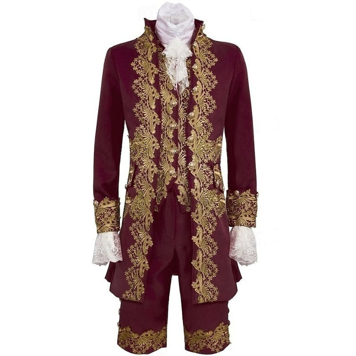 Men's Royal Halloween Carnival Performance Party Baroque Victorian Rococo Outfits