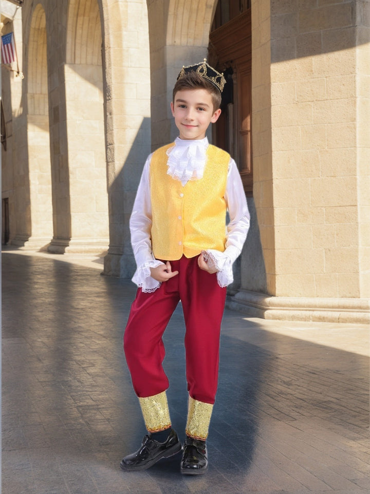 Victorian Party Costumes for Boys Role Play Masquerade Lace Party and Evening Rococo Set