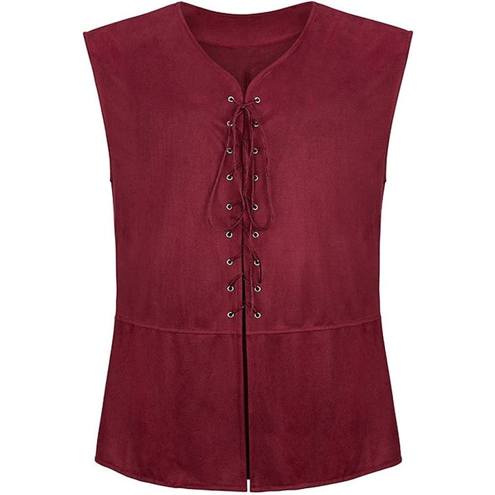 17th Century Vampire Pirate Knight Ritter Viking Celtic Knight Retro Vintage Punk & Gothic Medieval Renaissance Suede Vest