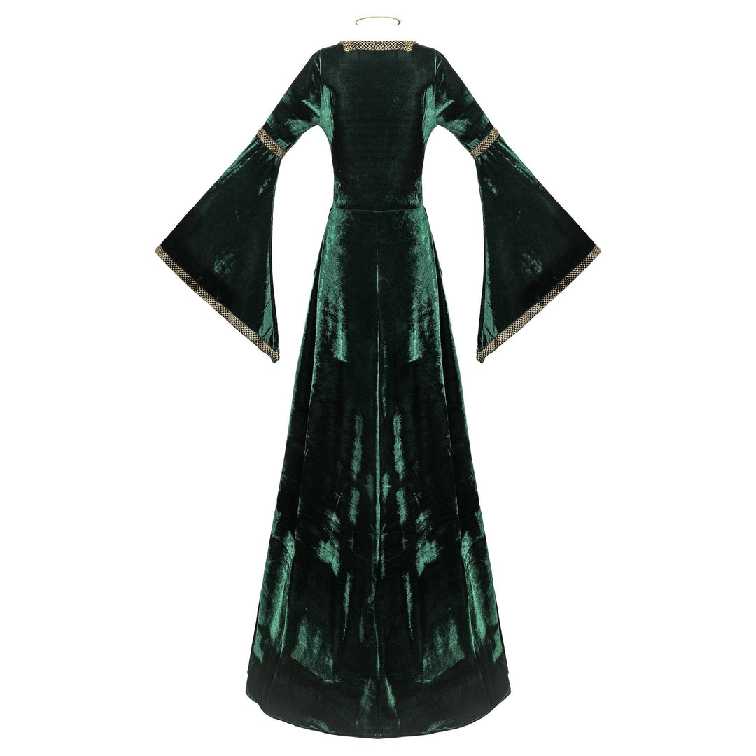 Ren Faire Witch Elven Women's Fantasy Royal Halloween Carnival Masquerade Medieval Renaissance Celtic Dress