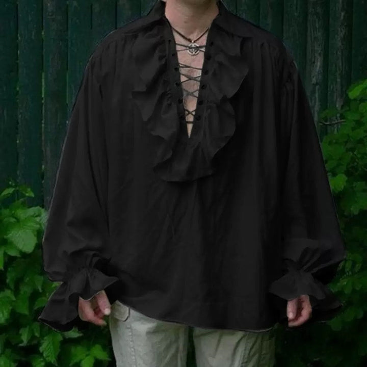 Men's Pirate Party Evening Punk & Gothic Masquerade Ren Faire Prince Pirate Knight Ritter Medieval Coat