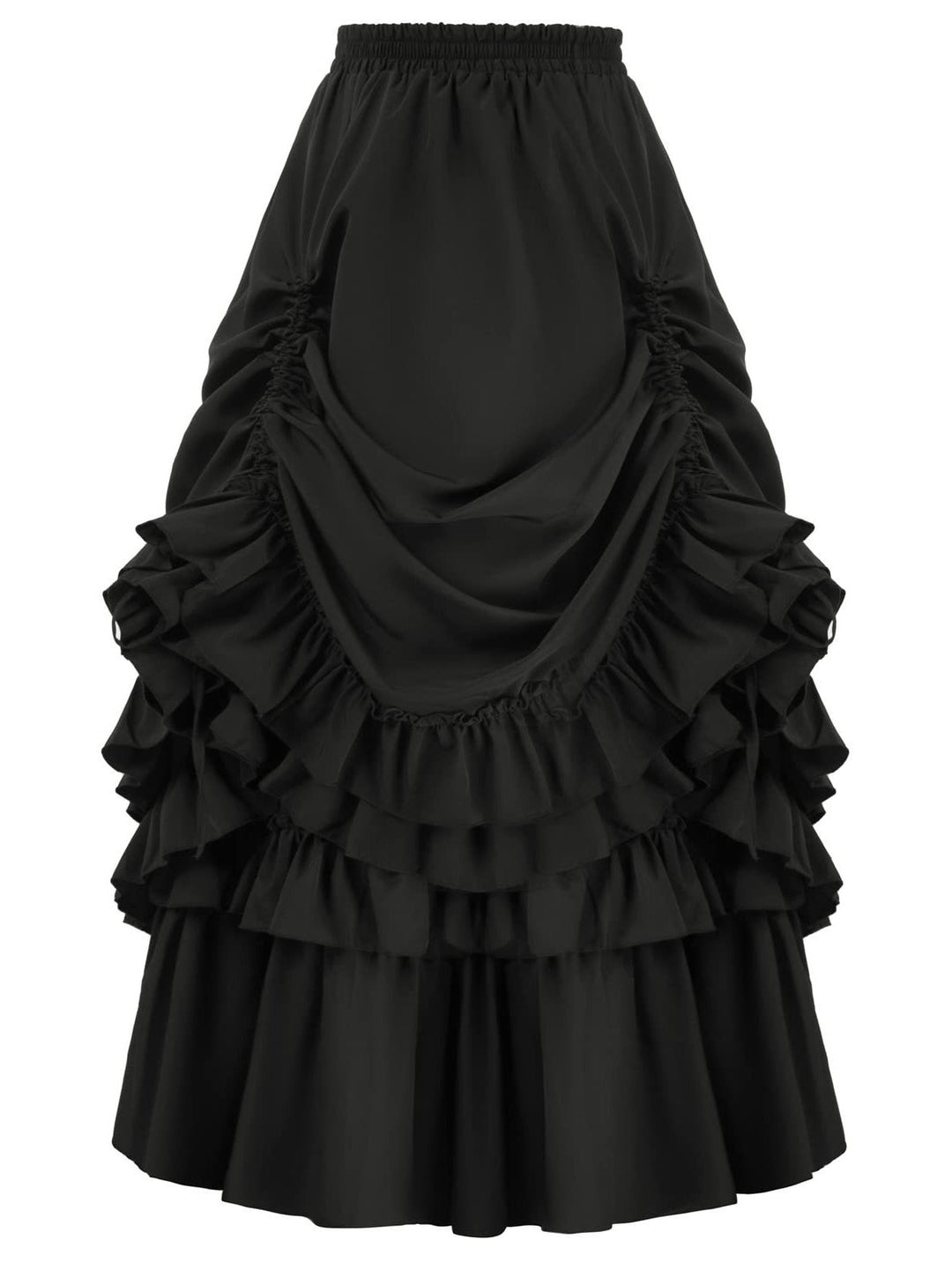 Retro Vintage Goth Girl's Fantasy Steampunk Masquerade Casual Daily ' Punk & Gothic Medieval Skirt