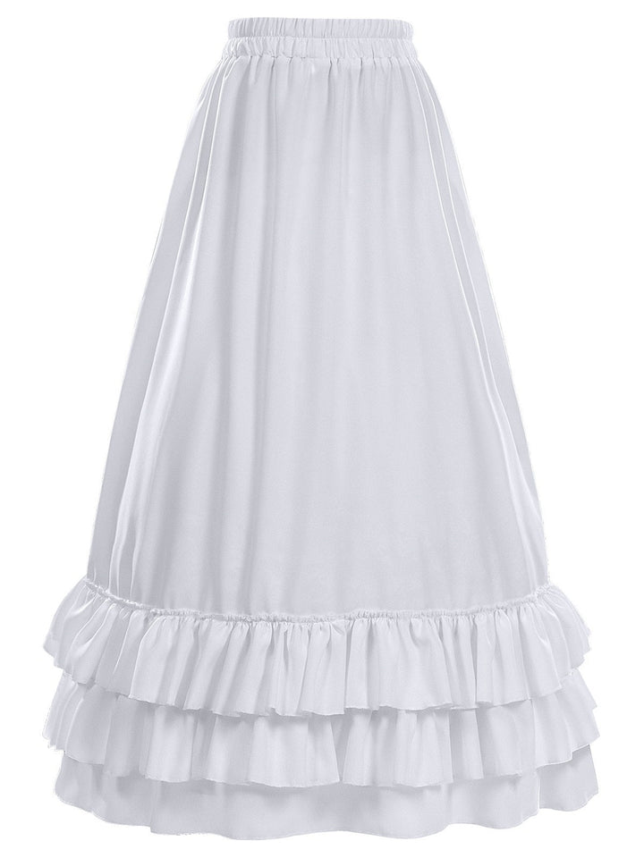 Retro Vintage Goth Girl's Fantasy Steampunk Masquerade Casual Daily ' Punk & Gothic Medieval Skirt