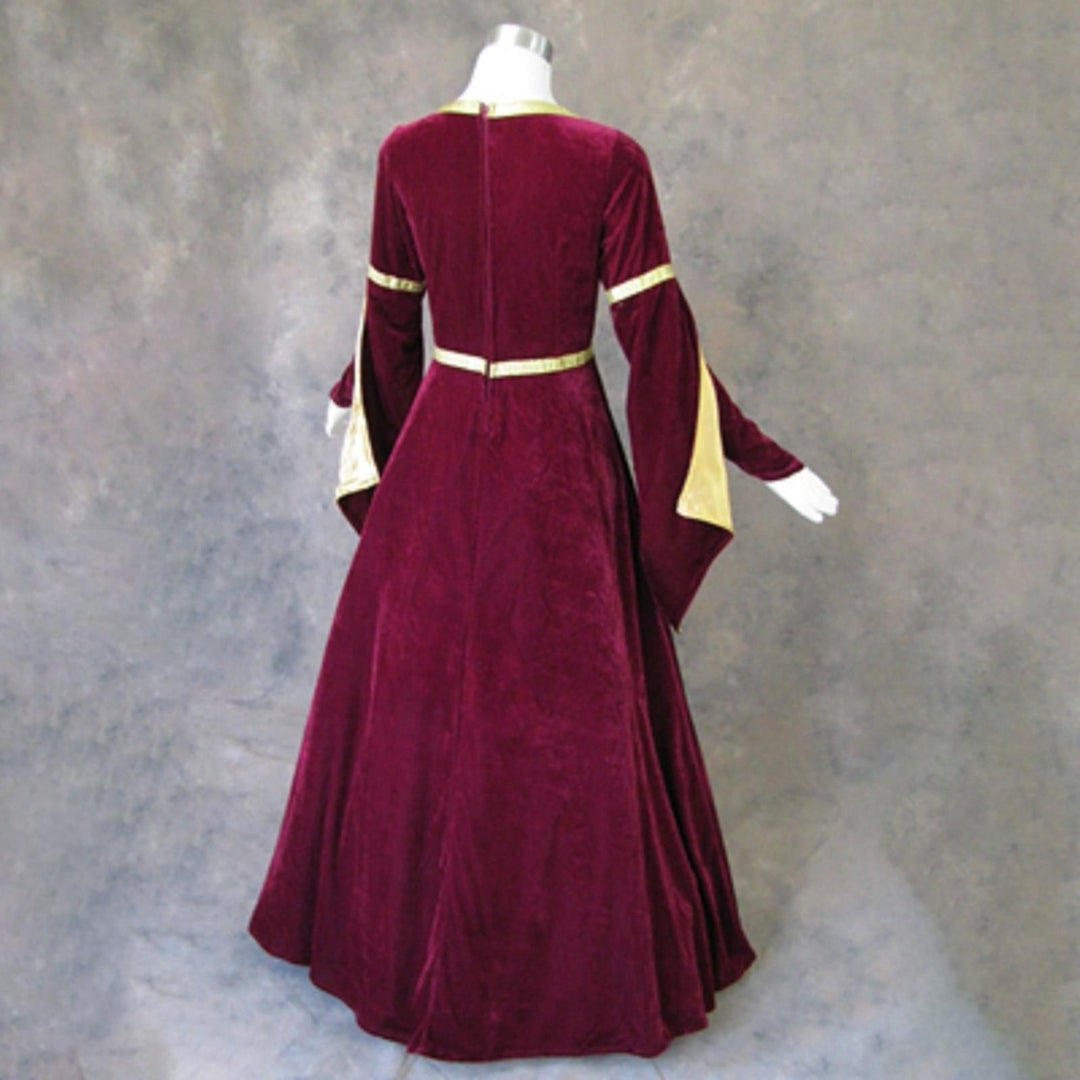 Retro Vintage Women's Celtic Royal Walpurgis Night Halloween Carnival Medieval Renaissance Dress