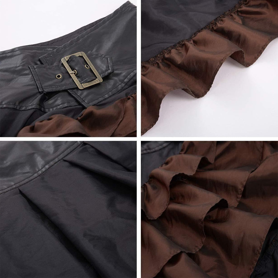 Retro Vintage Pirate Women's Pirate Fantasy Steampunk Casual Daily Medieval Renaissance Skirt