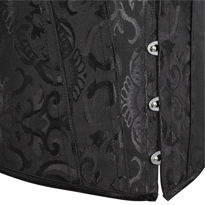 Women Floral Lace Off Shoulder Rococo Punk & Gothic Overbust Corset