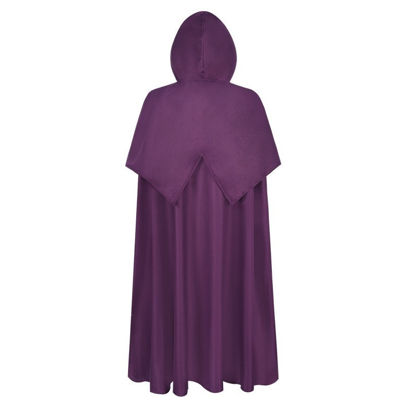Men's Retro Vintage Medieval Renaissance Hooded Viking Royal Halloween Carnival Party Cloak