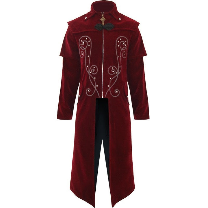 Men's Vintage Gothic Medieval VampireHalloween Coat