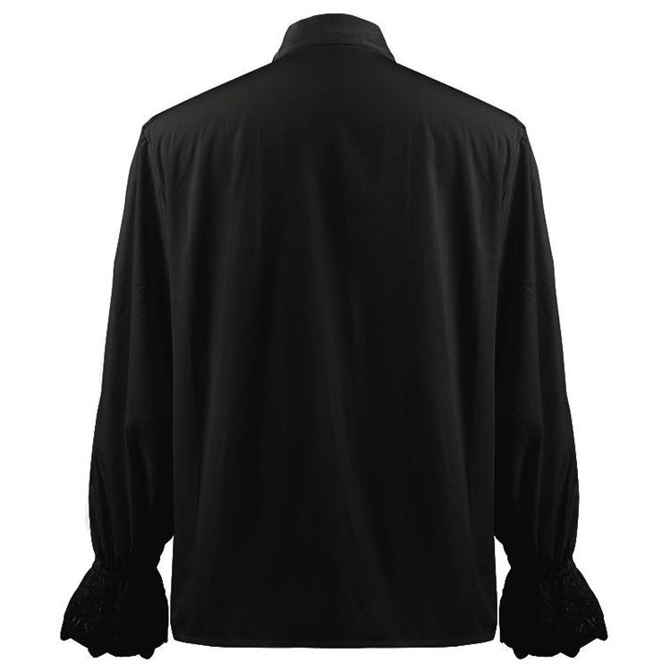 Men's Vampire Renaissance Victorian Steampunk Ruffle Medieval Halloween Costume