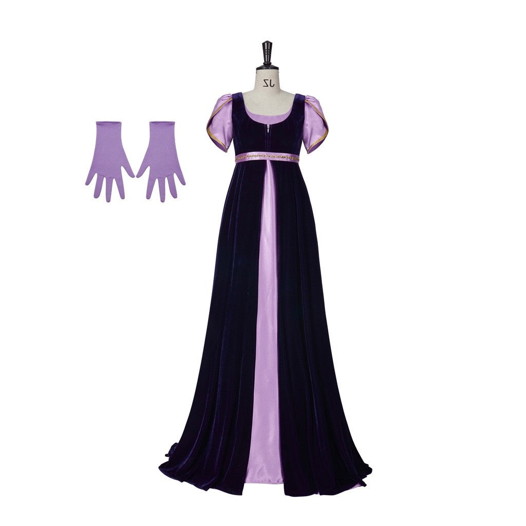 A-Line/Princess Round Neck Short Sleeves Floor-Length Retro Vintage Medieval Renaissance Chemise OverDress