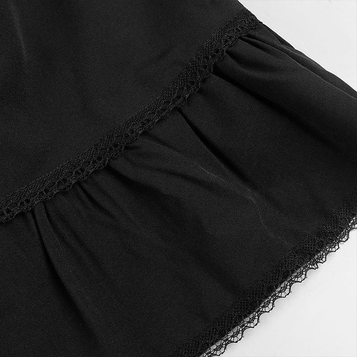 A-Line/Princess Ankle-Length Retro Vintage Punk & Gothic Medieval Renaissance Maxi Cosplay Casual Daily Skirt