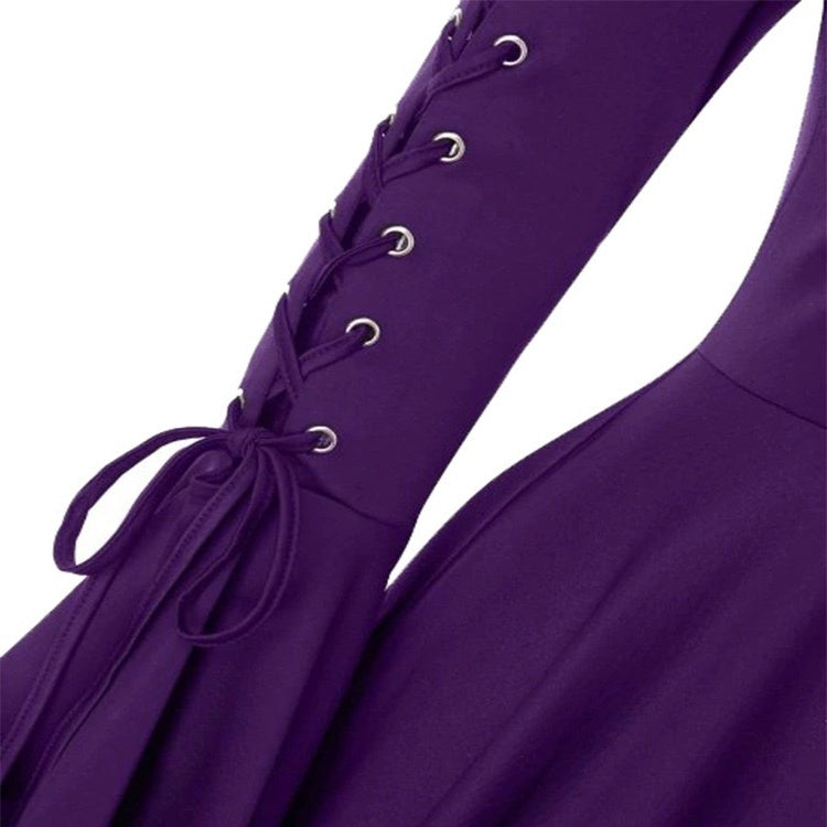 Women's Retro Vintage Punk & Gothic Medieval Witch Plague Doctor Fantasy  Masquerade Party Dress