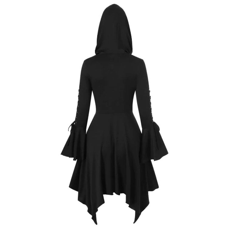 Women's Retro Vintage Punk & Gothic Medieval Witch Plague Doctor Fantasy  Masquerade Party Dress