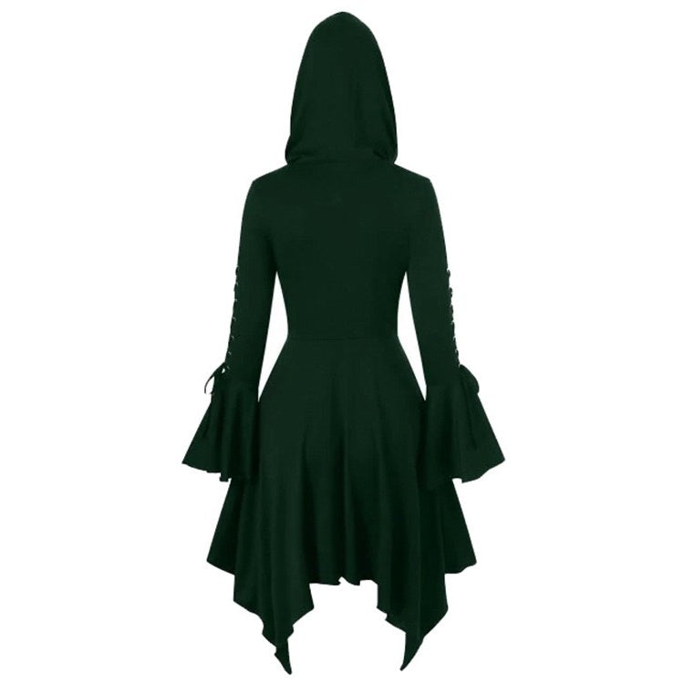 Women's Retro Vintage Punk & Gothic Medieval Witch Plague Doctor Fantasy  Masquerade Party Dress