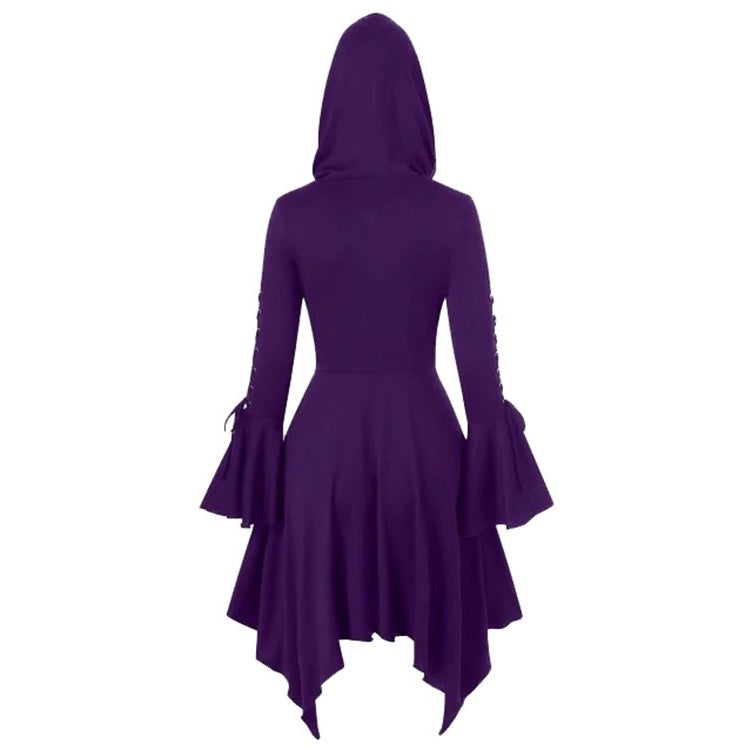 Women's Retro Vintage Punk & Gothic Medieval Witch Plague Doctor Fantasy  Masquerade Party Dress