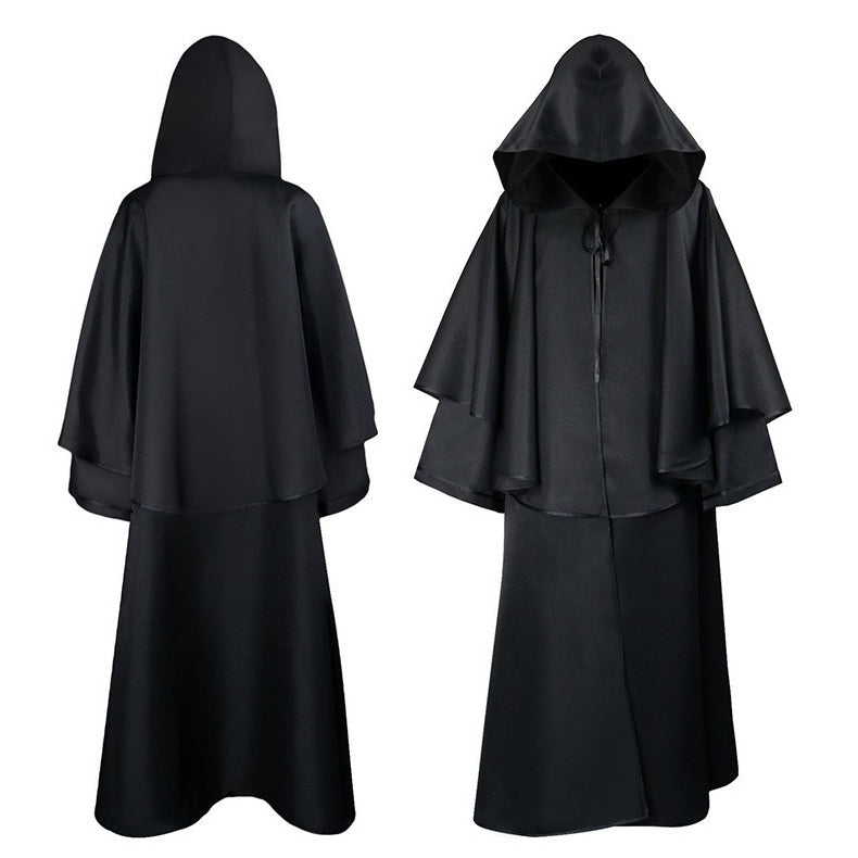 Retro Vintage Punk & Gothic Medieval Plague Doctor Witches Cosplay Cloak