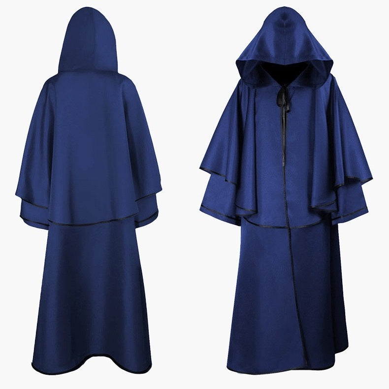 Retro Vintage Punk & Gothic Medieval Plague Doctor Witches Cosplay Cloak
