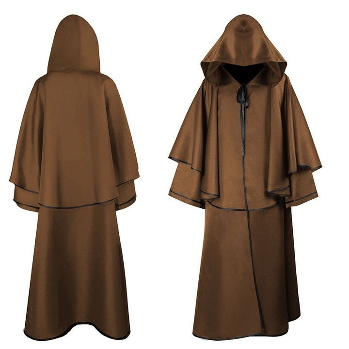 Retro Vintage Punk & Gothic Medieval Plague Doctor Witches Cosplay Cloak