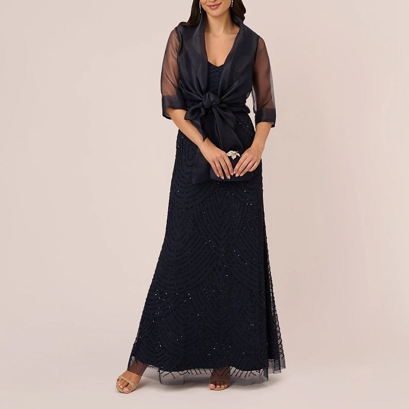 Women's Wedding Guest Half Sleeves Wrap/Shawls With Pure colour & Bowknot
