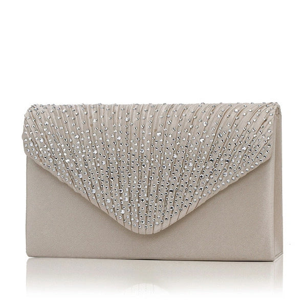 Crystal  Rhinestone Envelope Clutch Bags