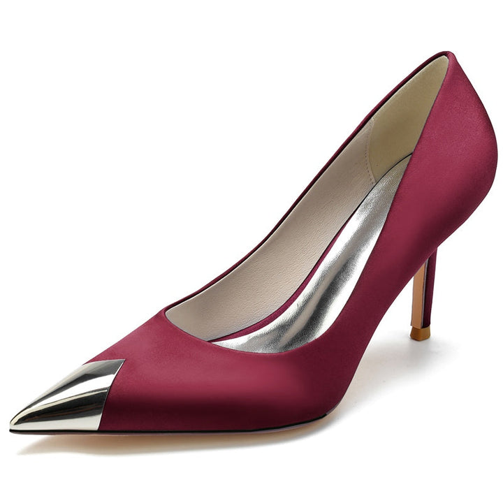 Women's Wedding Shoes Pointed Toe High Heel Elegant High-End Bridal Shoes