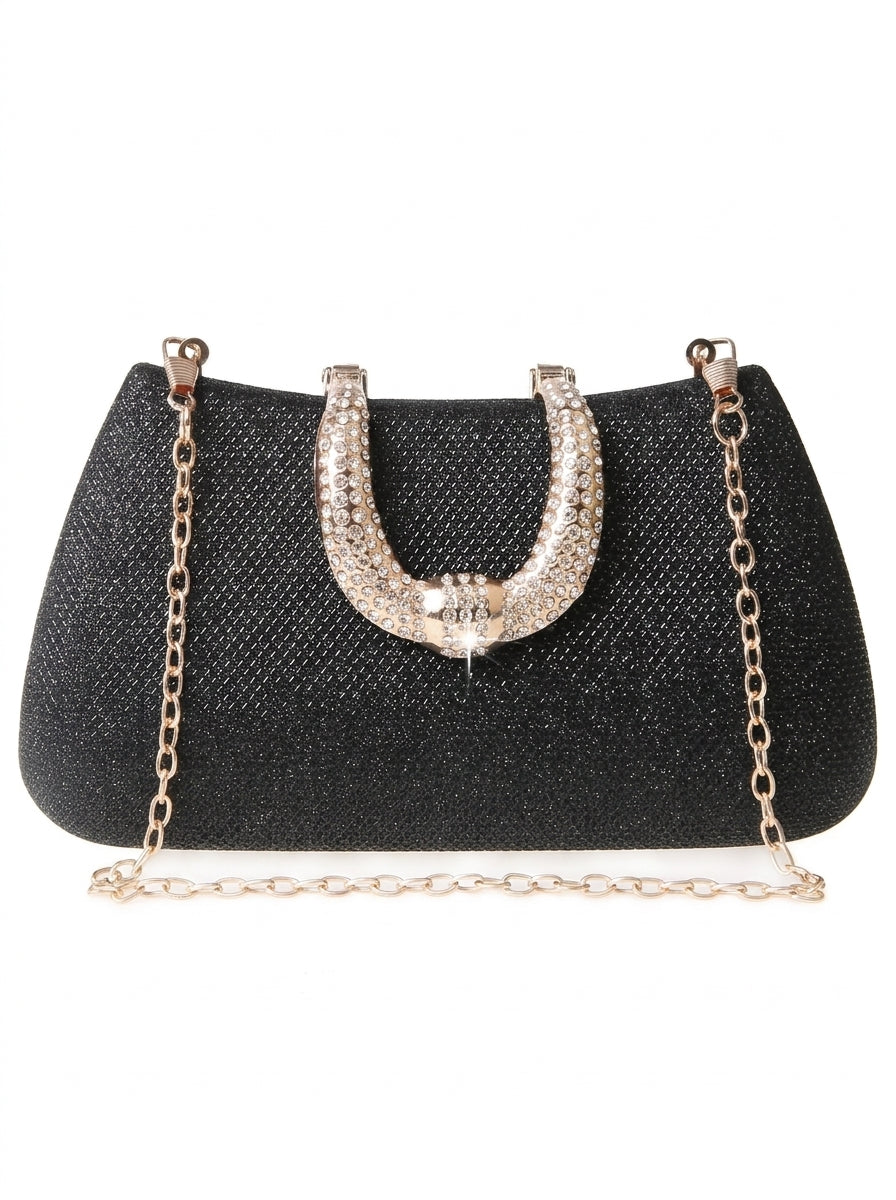 Lovely Sparkling Glitter With Crystal/Rhinestone Chain Wallets & Accessories