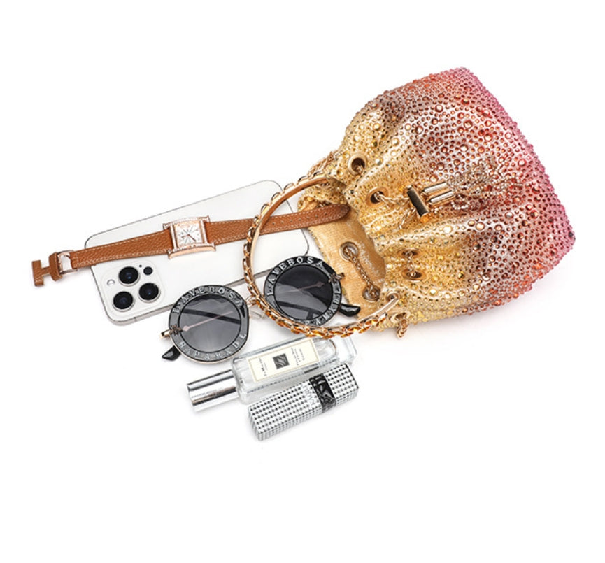 Women's Clutches & Wedding Evening Bags Tassels Rhinestone