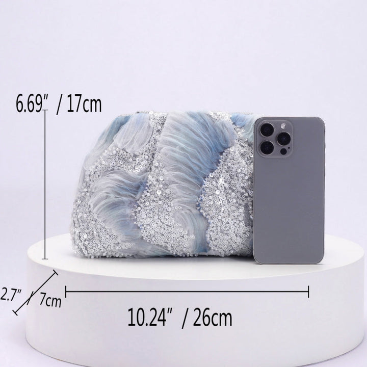 Women's Clutches & Wedding Party Evening Cocktail Bags 3D flowers