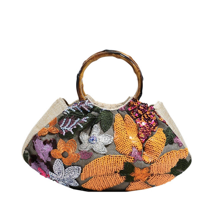 Women's  Floral Clutches & Wedding Party Evening Cocktail Bags Sequins