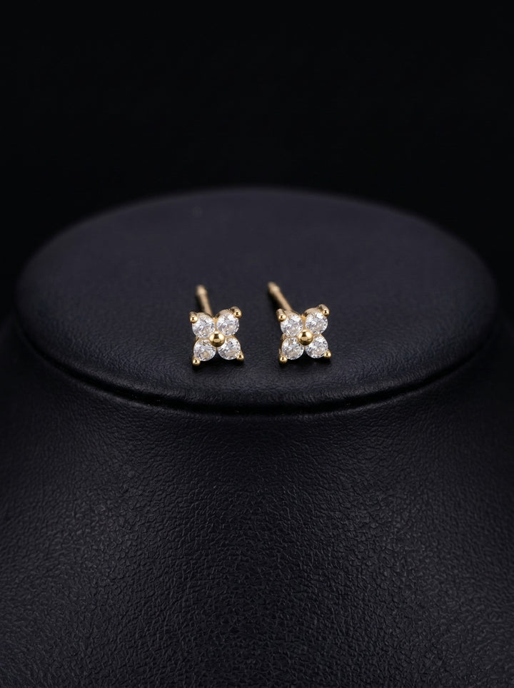 Stud Earrings For Women's Cubic Zirconia Wedding Work Daily