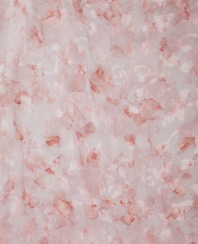 A-Line/Princess Chiffon Scoop Floral Mother of the Bride Dresses with Jacket Ruched Tea-Length 3/4 Sleeves Ruffles