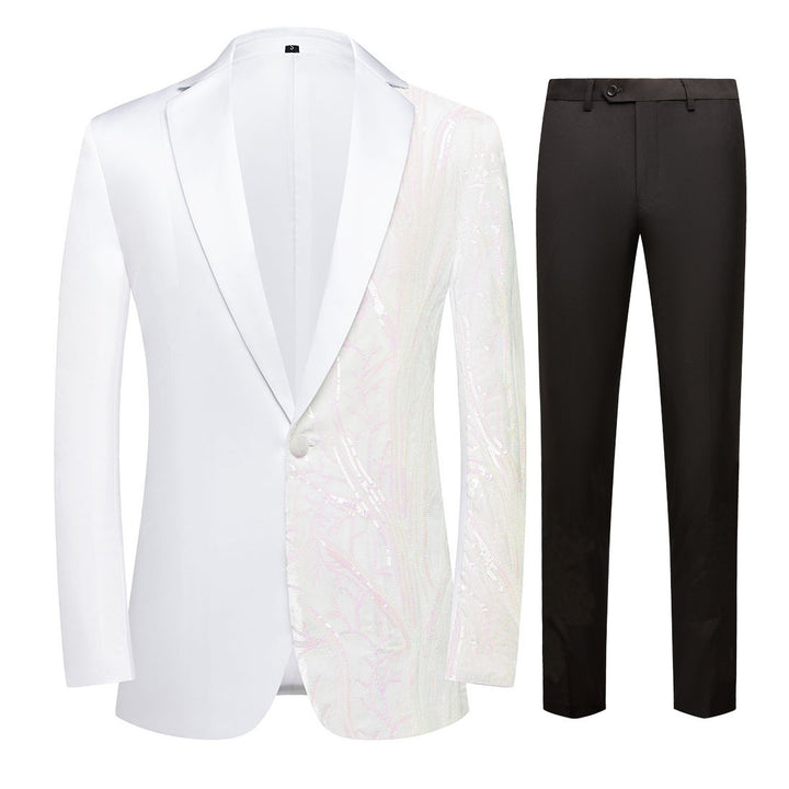 Men's Standard Fit Single Breasted One-button 2 Pieces Party Suits
