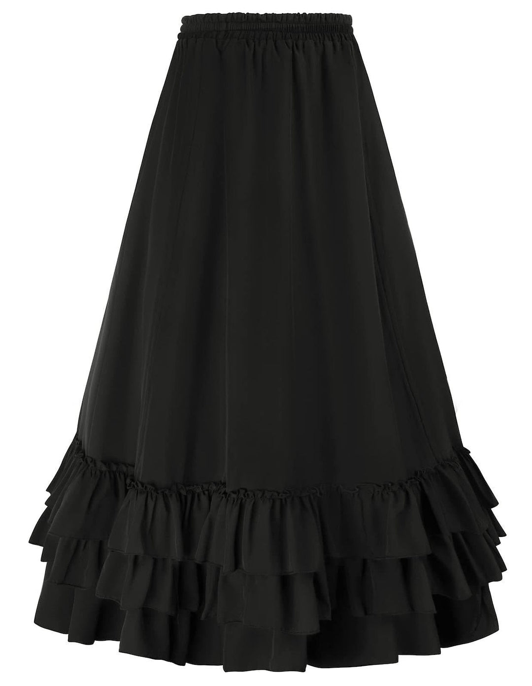 Vintage Punk Casual Daily Skirts With Flounced