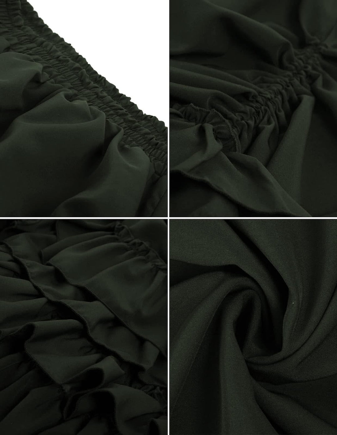 Vintage Punk Casual Daily Skirts With Flounced