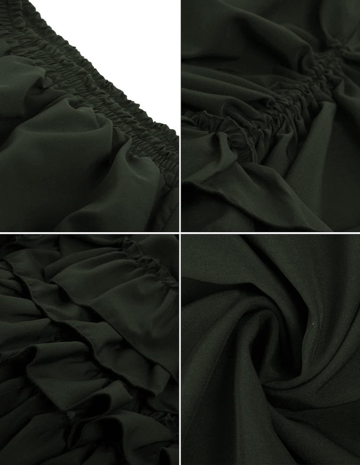 Vintage Punk Casual Daily Skirts With Flounced