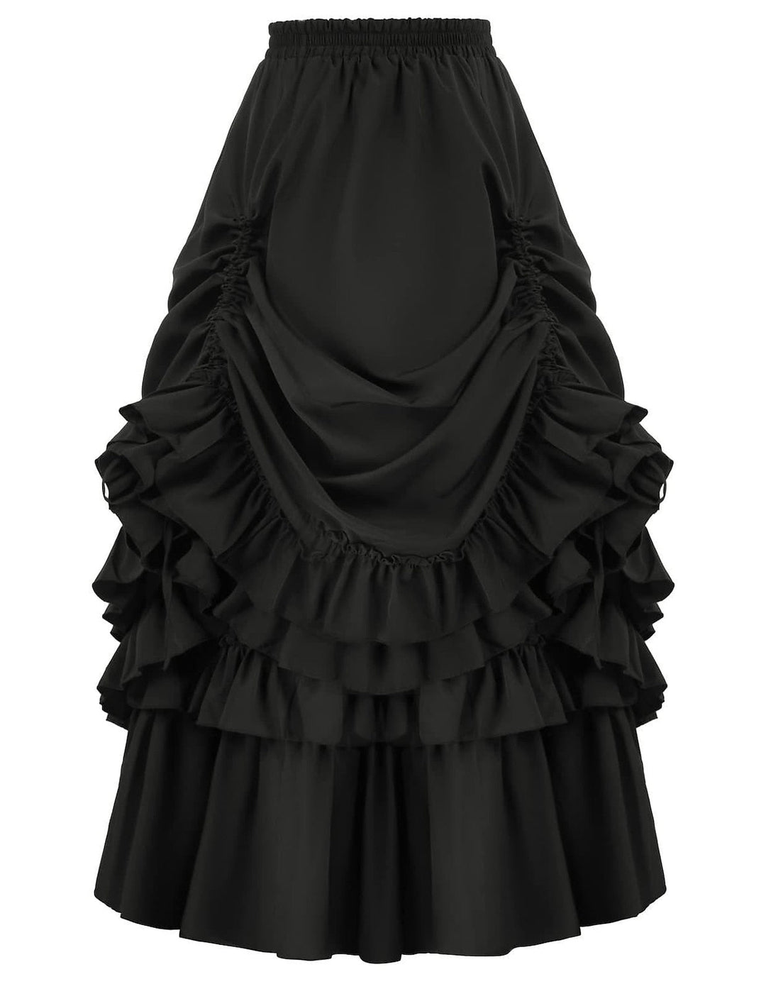 Vintage Punk Casual Daily Skirts With Flounced