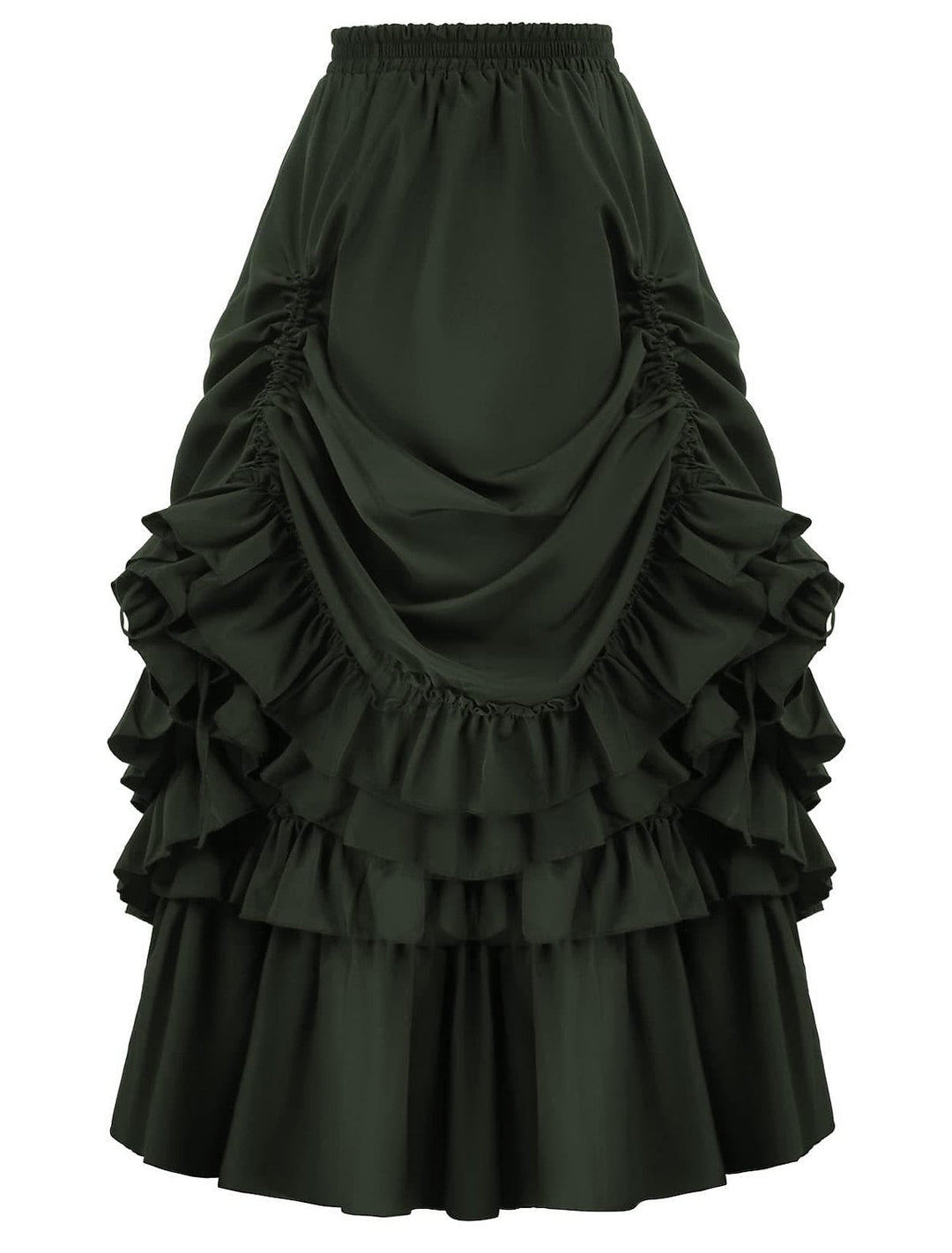 Vintage Punk Casual Daily Skirts With Flounced
