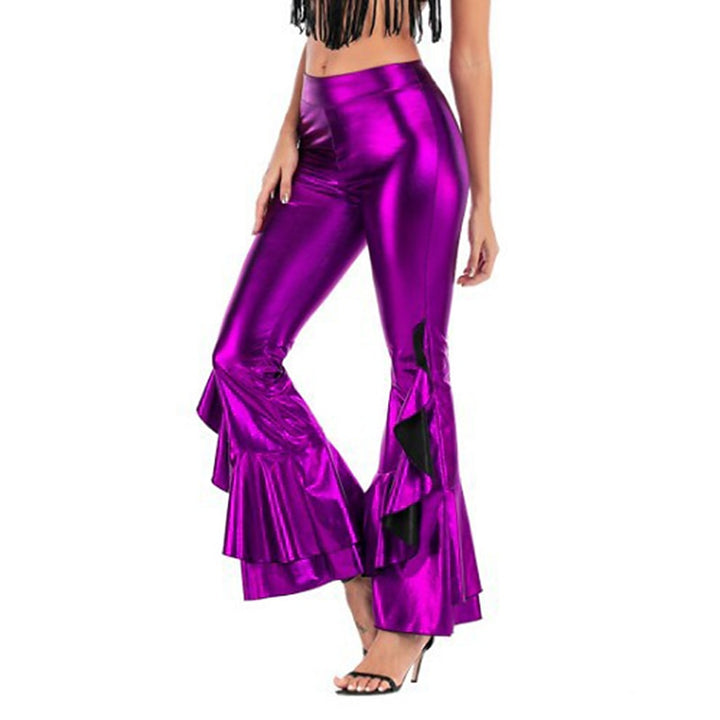 Solid Colour Hip Pop Bell Bottom Pants